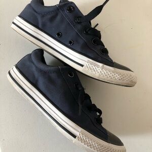 Converse All Star black canvas sneakers size 3 chuck Taylor